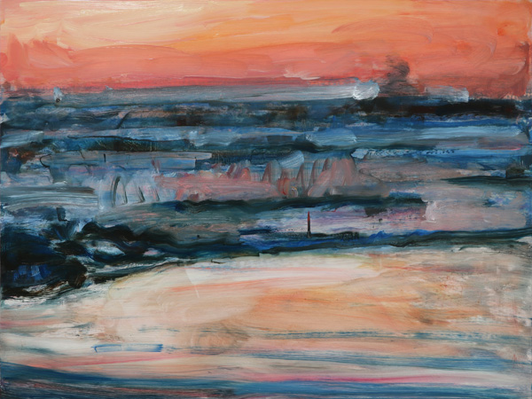 Pescadero Sundown by Maria Kazanskaya